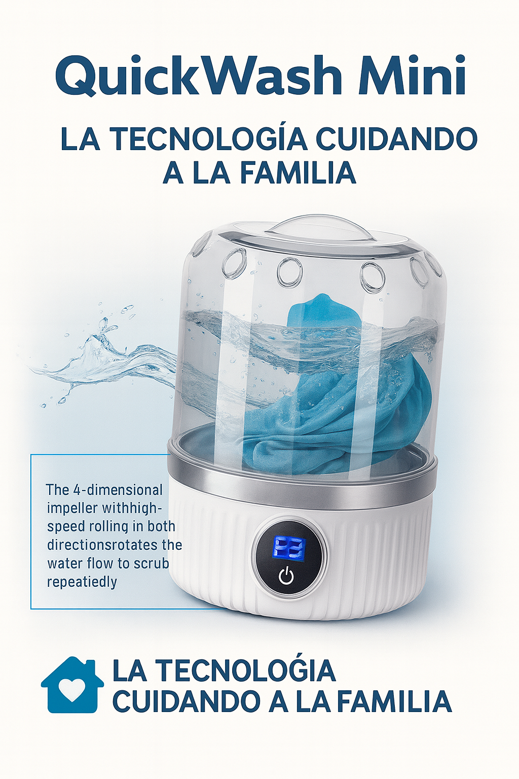 Mini Wireless Portable Washing Machine